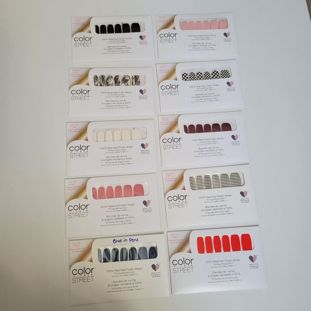 Color street NWT Bundle of #10.
